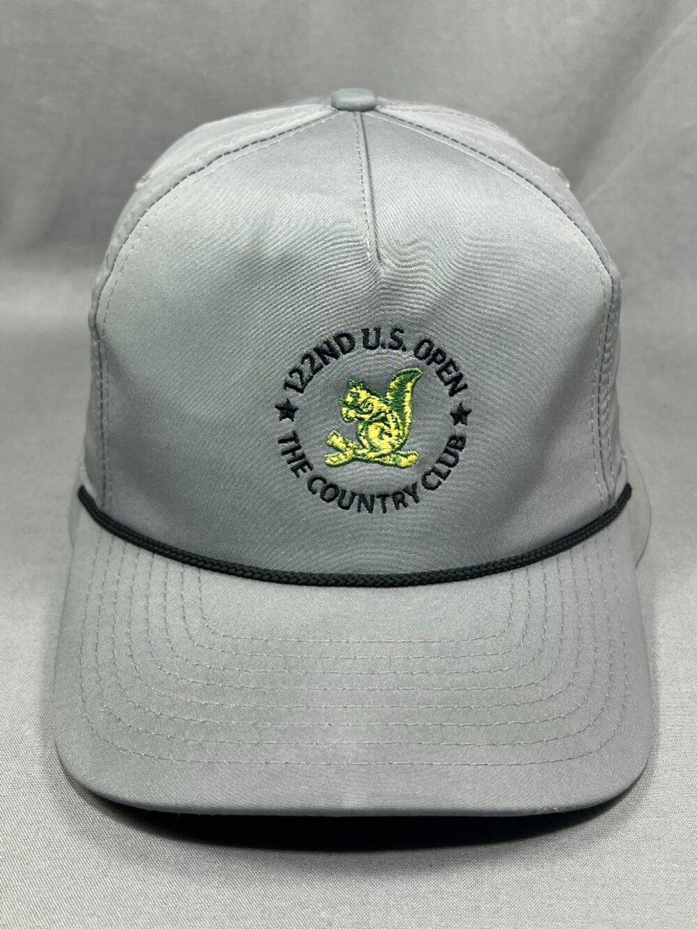 Imperial 122nd US Open The Country Club Hat Gray Rope Golf Snapback Cap Squirrel